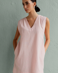Aur Shift Dress - Blush