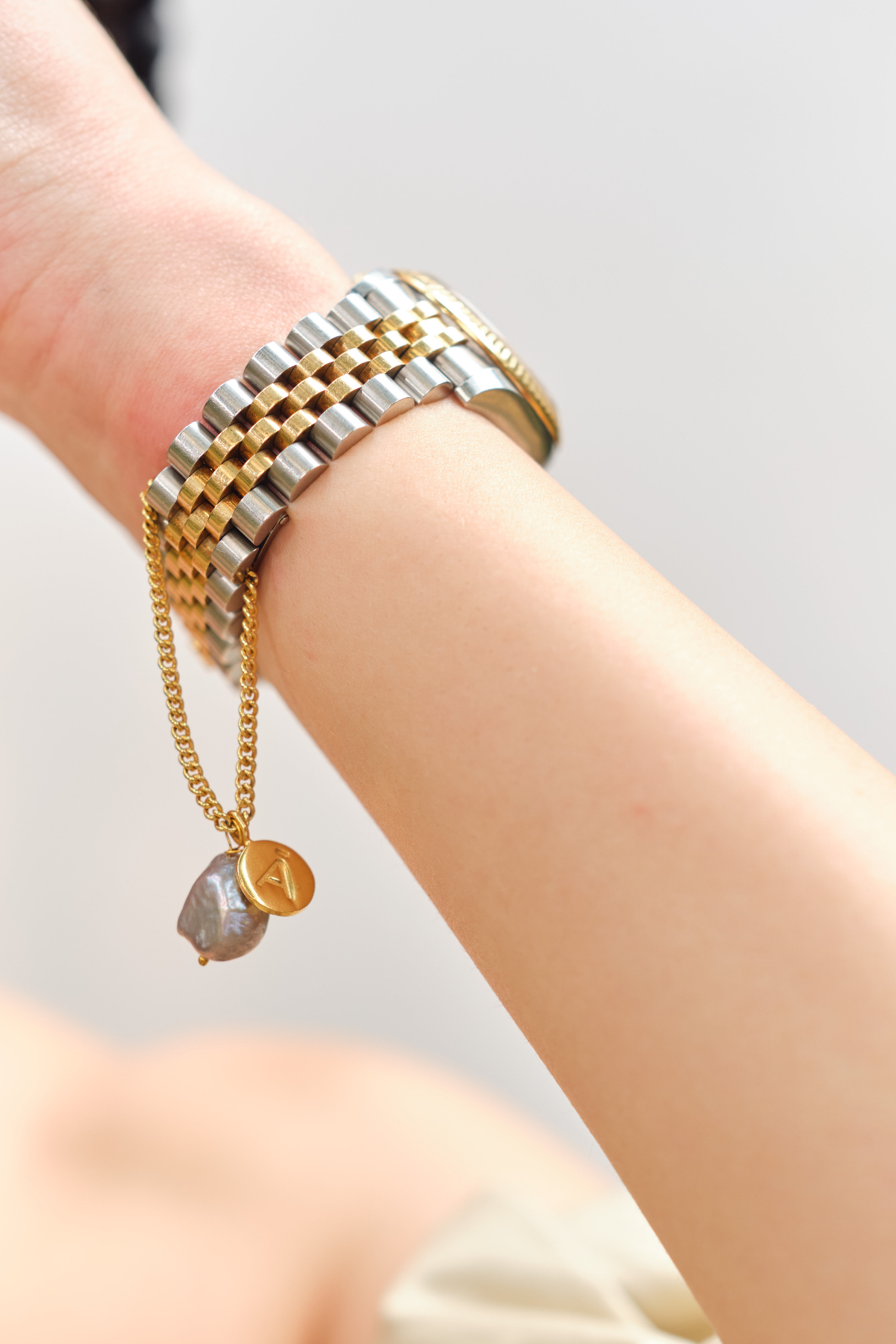 Silver Baroque Watch Charm