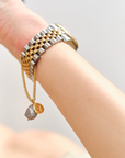 Silver Baroque Watch Charm
