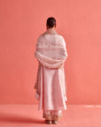 Pure Silk Kurti With Organza Dupatta