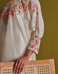 Kora Silk Kurti, Bamberg Satin Pallazo