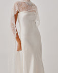 White Peony Lace Gown