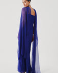 Tyra Slip Dress in Blue