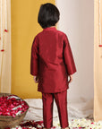 Threed Embroidery On Neck Line