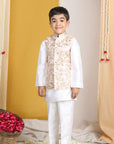 Zari Work Jacket with Kurta Pajama