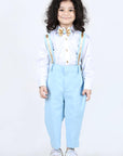 Suspender Pant,Shirt & Bow Set