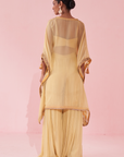Gulzaar Yellow Kaftan Set
