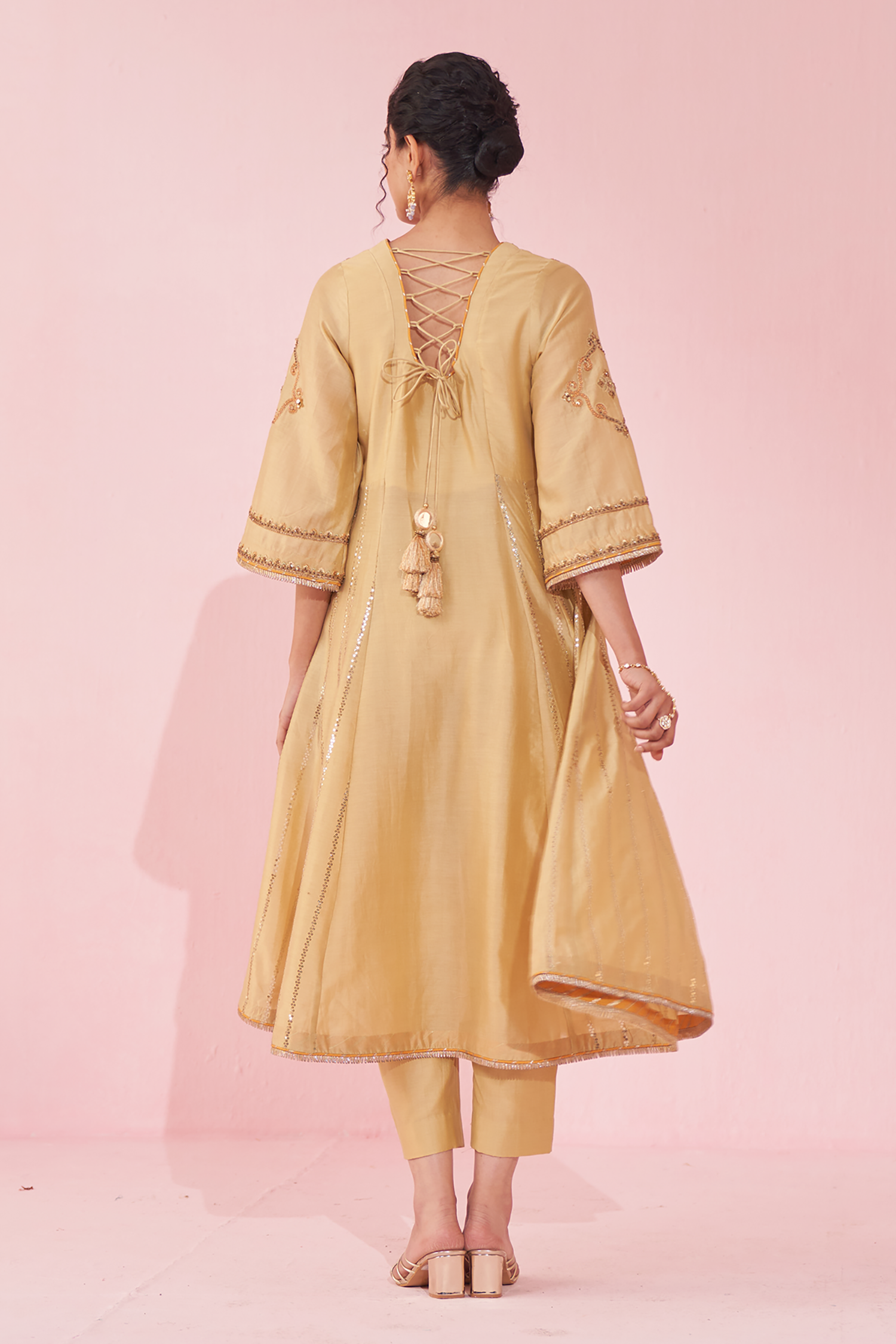 Gulnar Yellow Kurta Set