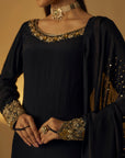 Black Kurta Set