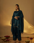 Midnight Blue Farshi Salwar Set
