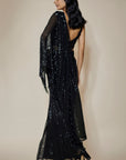 Sequins Emblished Pre-Stiched Saree