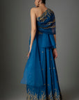 Royal Blue Sequins Lehenga