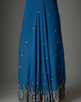 Royal Blue Sequins Lehenga