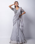 Remi Drape Saree Set