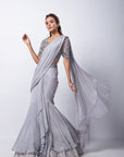 Remi Drape Saree Set