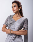 Remi Drape Saree Set