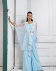 Serenity Blue Cape Ensemble
