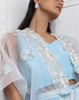 Serenity Blue Cape Ensemble