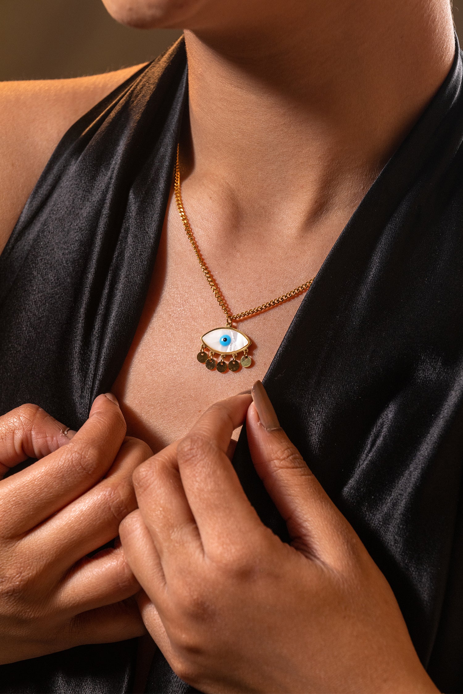 Evil Eye Shimmers Necklace