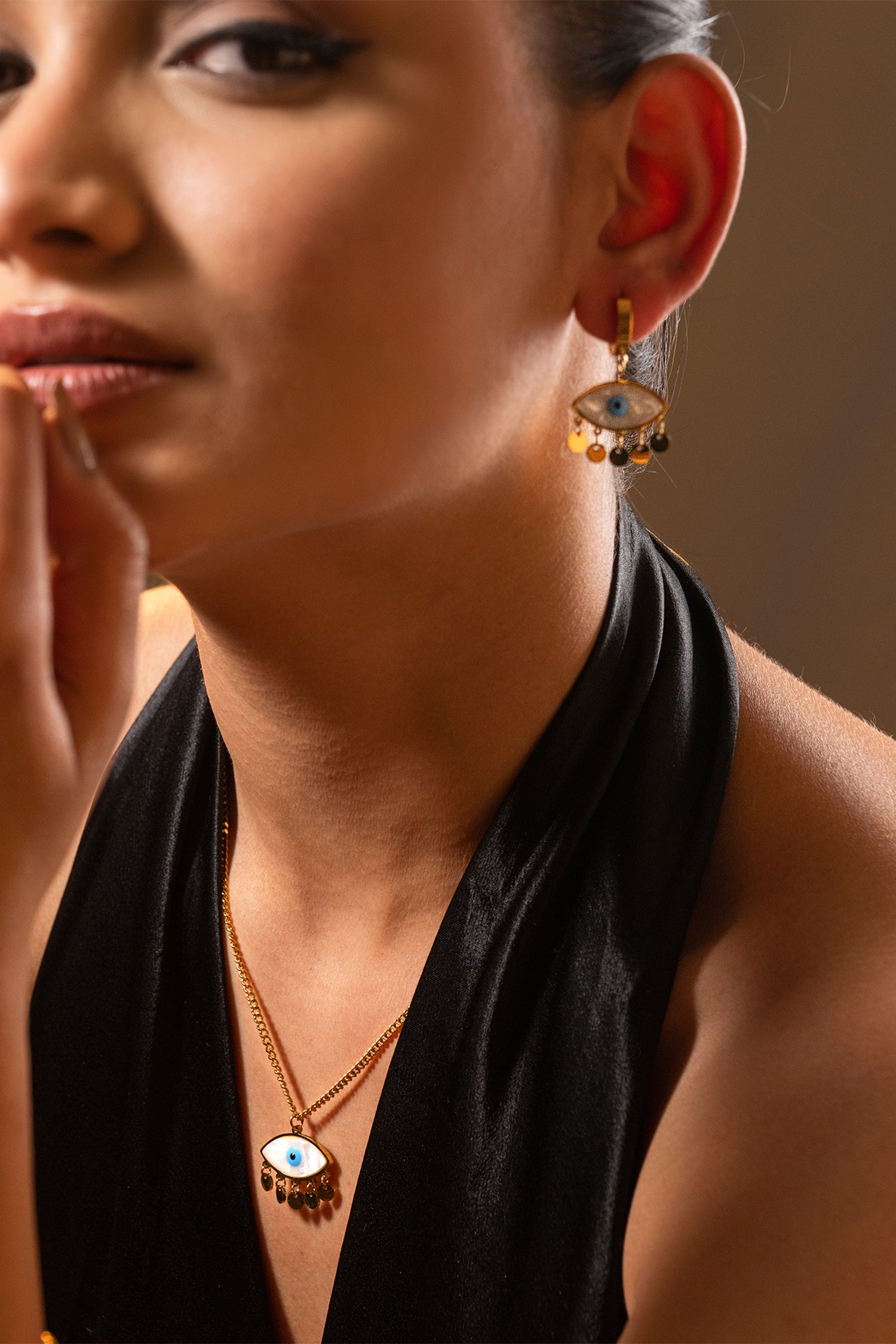 Evil Eye Shimmers Necklace