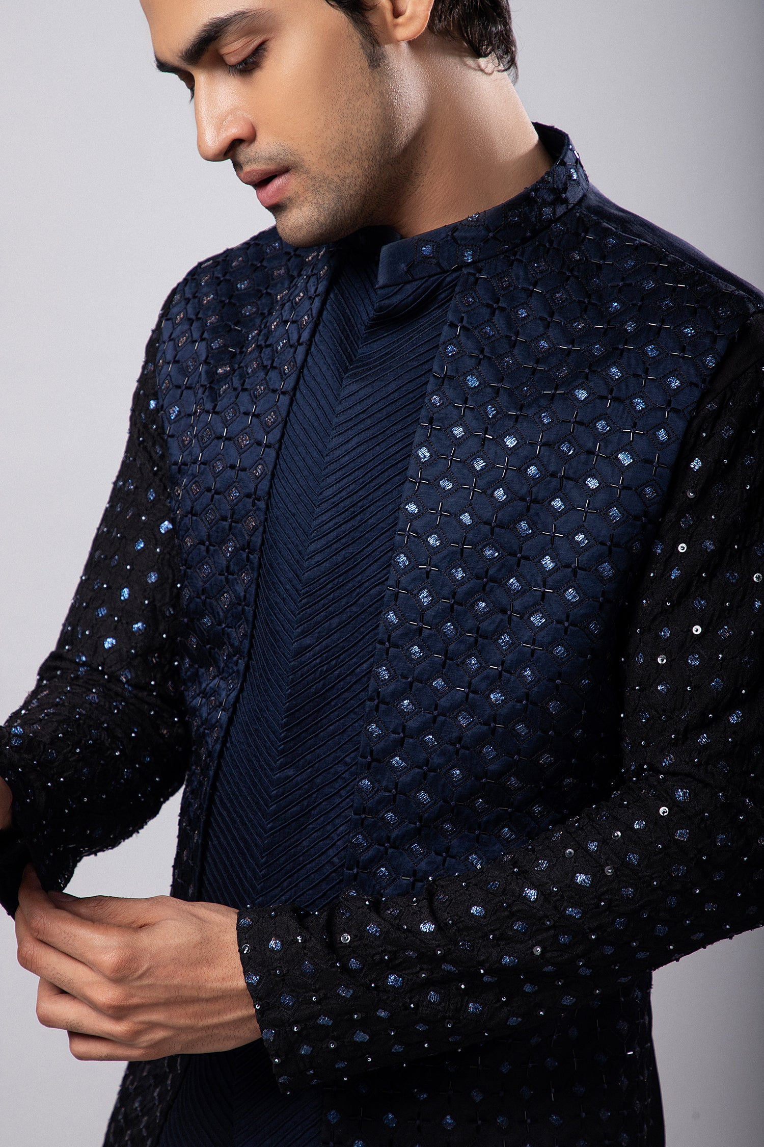 Neo Nehru and Darnell Kurta Set