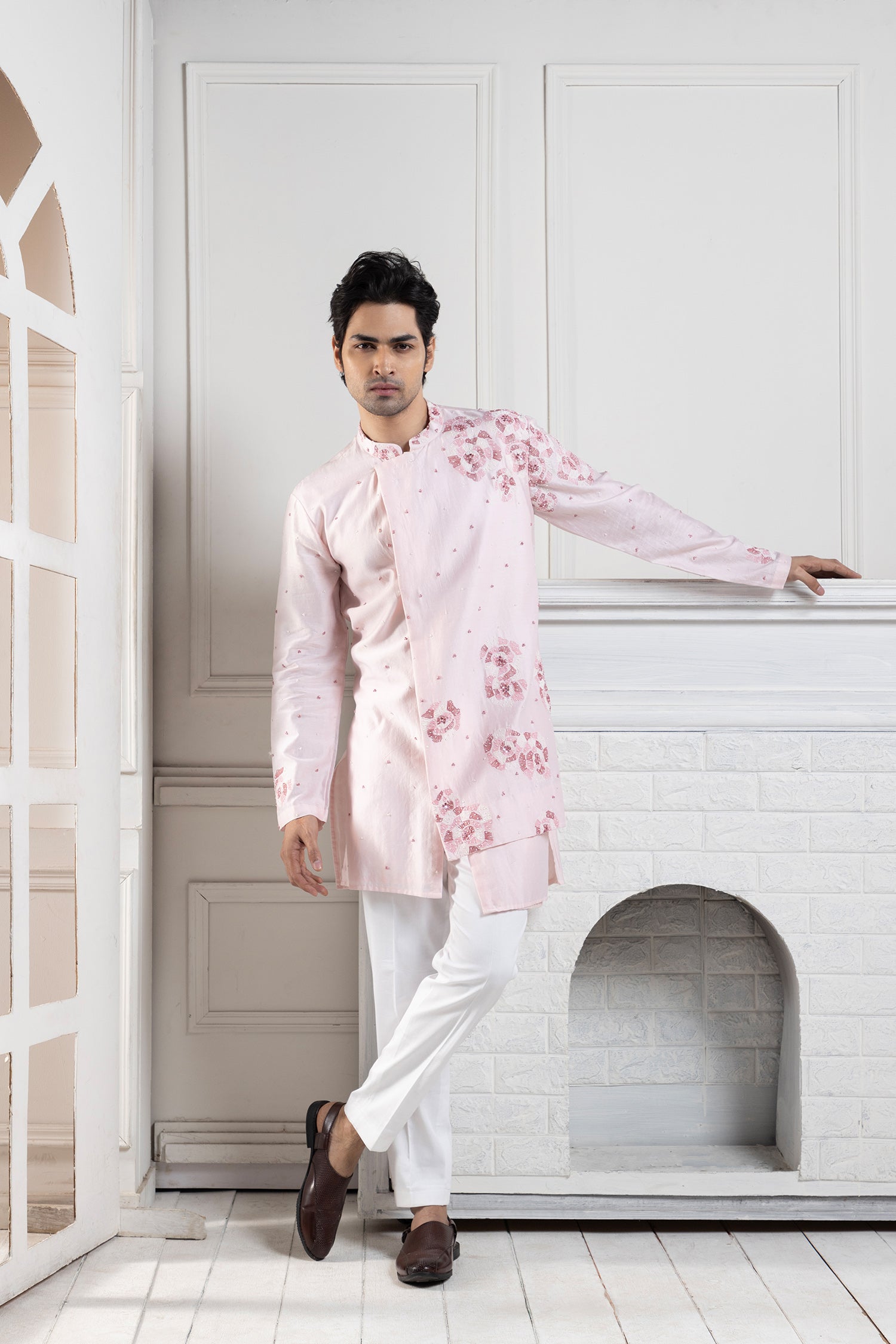 Cherry Blossom Aura Kurta