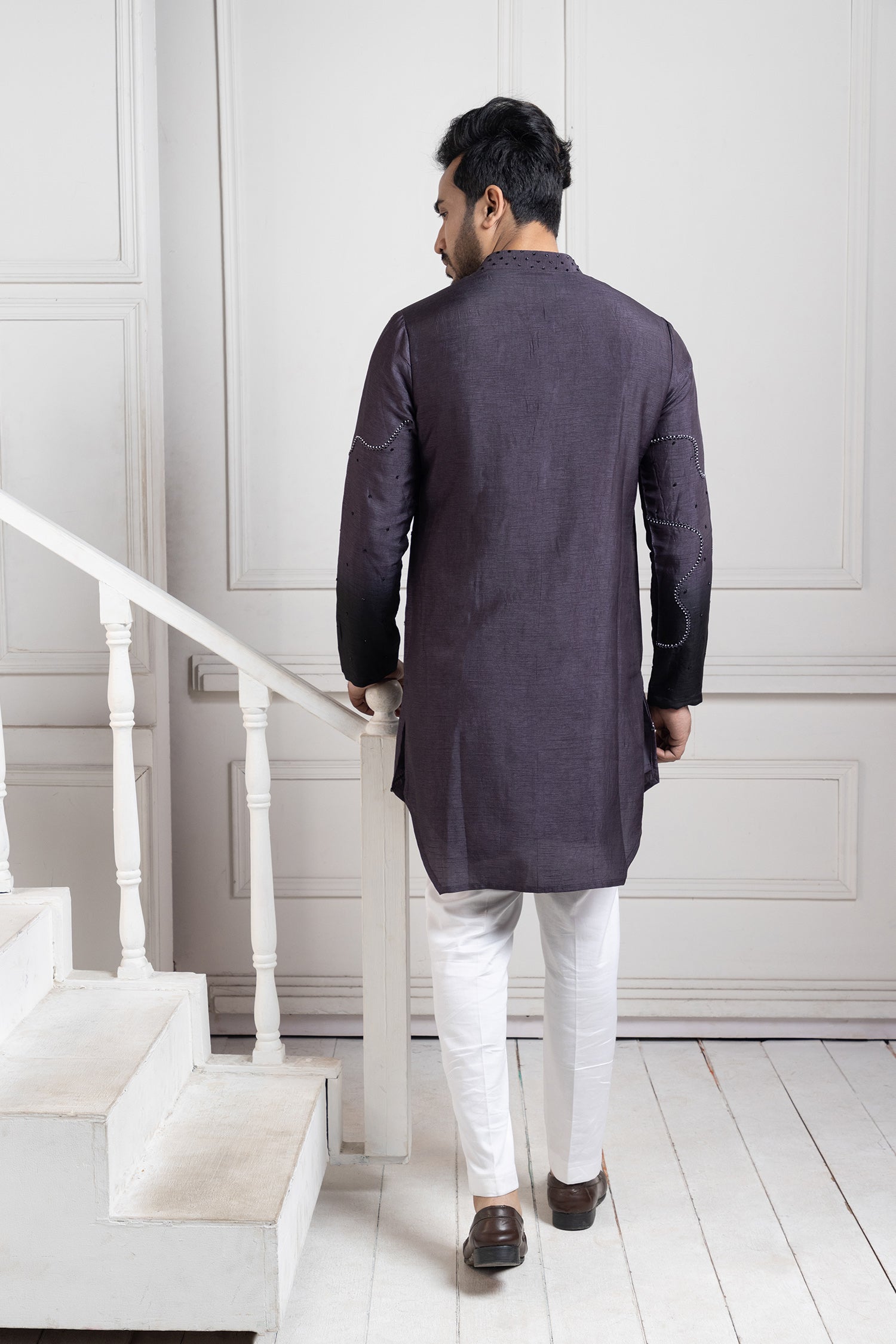 Eclipsed Elegance Embroidered Kurta