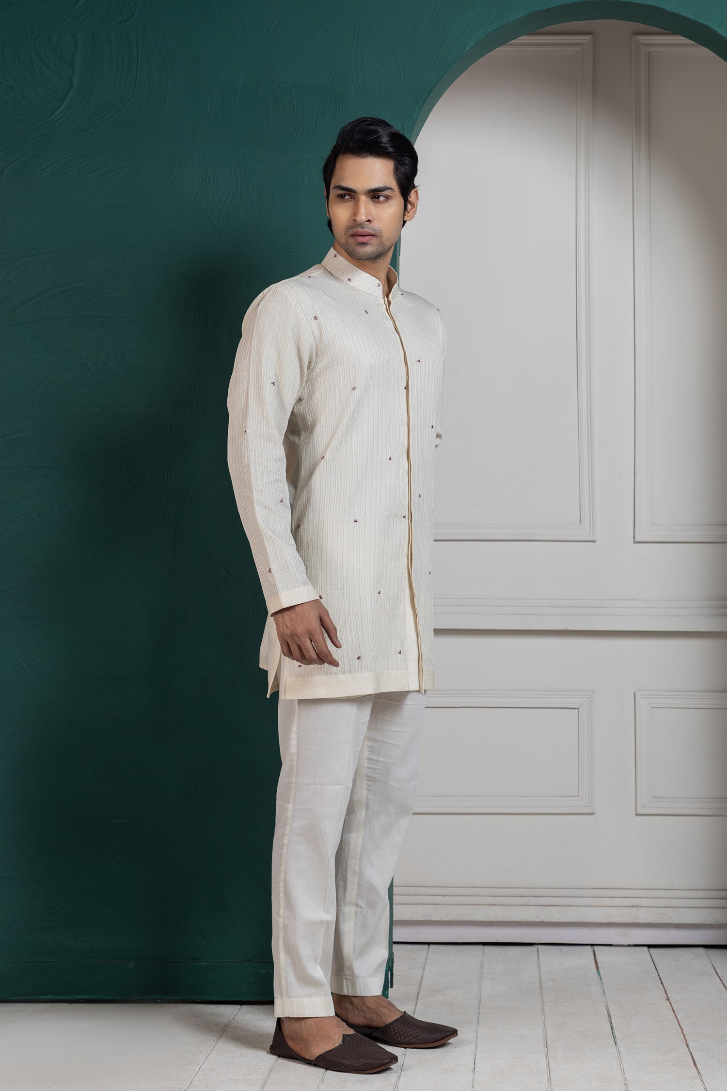 Regal Ivory Layered Kurta