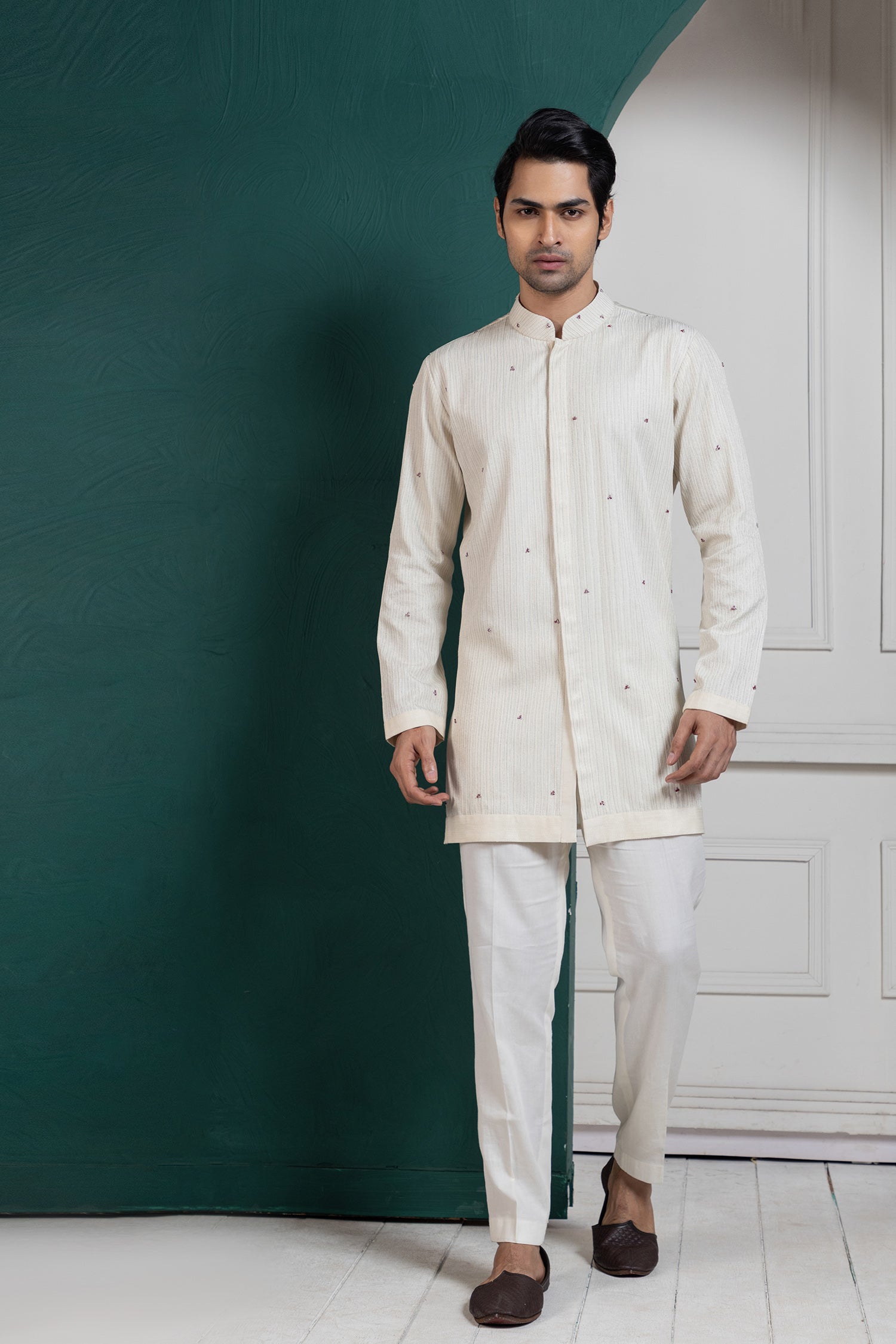 Regal Ivory Layered Kurta
