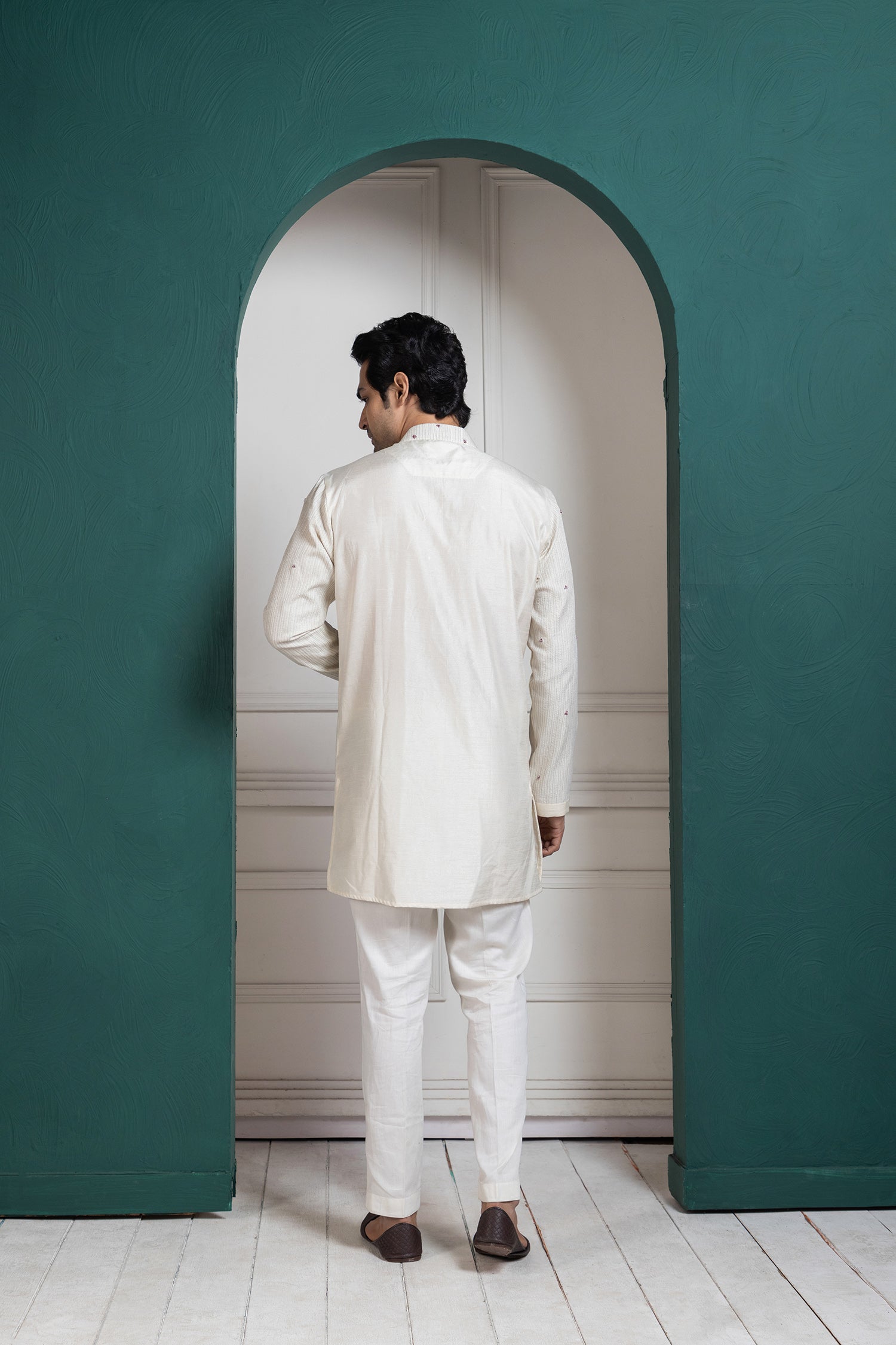 Regal Ivory Layered Kurta