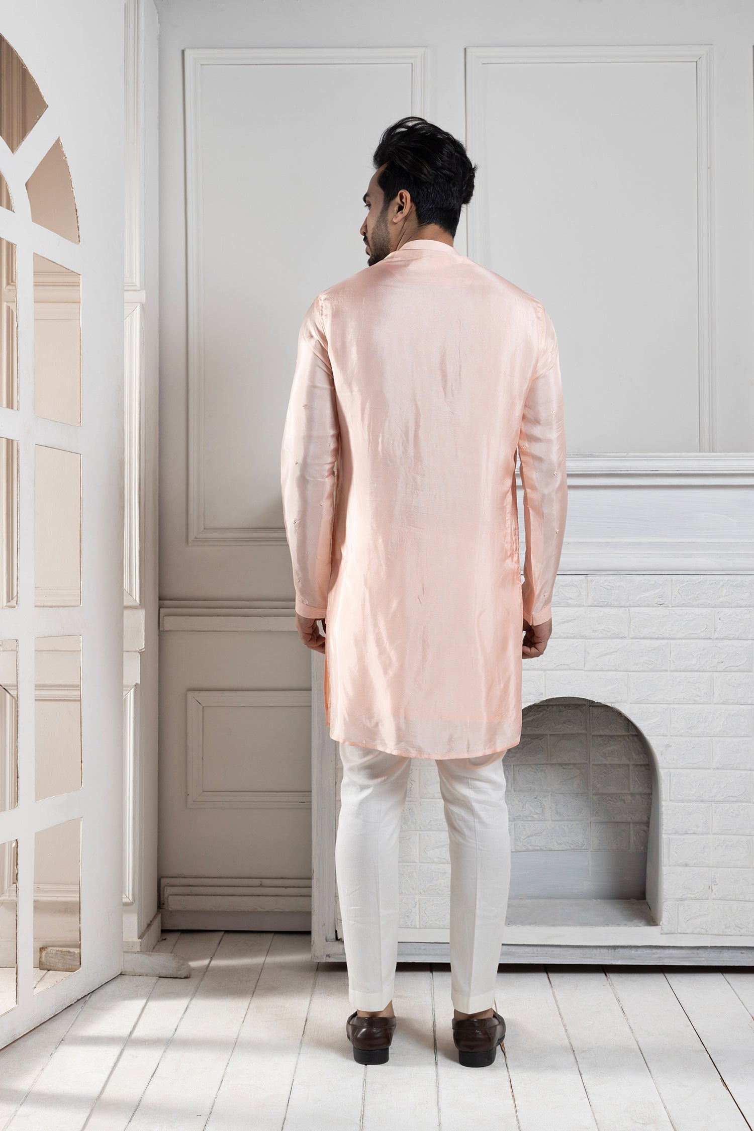 Peach Blossom Kurta