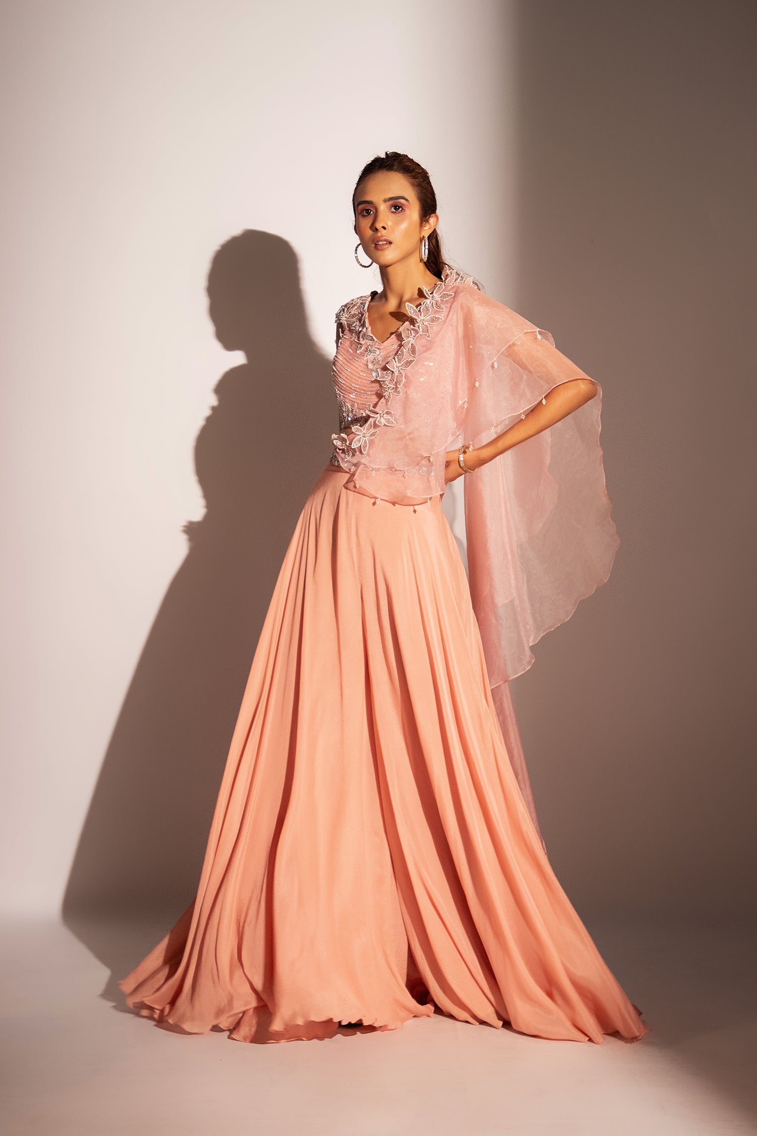 Layla Drape Pant Saree Set