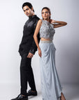 Arleth Drape Skirt Set