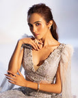 Sylver Lehenga Set