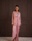 Blush Harmony Draped Ensemble