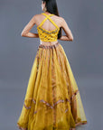 Ocher Yellow Lehenga