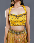 Ocher Yellow Lehenga