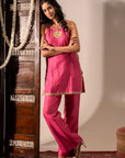 Magenta Pink Suit Set