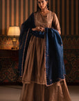 Bronze Anarkali Suit Set