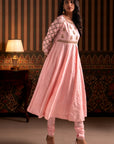 Baby Pink Anarkali Suit Set