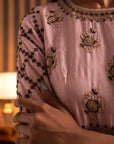 Baby Pink Anarkali Suit Set