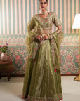 Green Lehenga Set