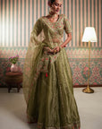 Green Lehenga Set