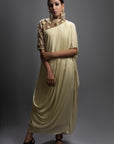 Riyadh Drape Tunic Paired With Jute Pants