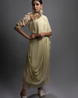 Riyadh Drape Tunic Paired With Jute Pants
