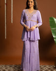 Lilac Sharara Set