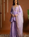 Lilac Sharara Set