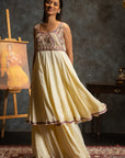 Ivory Palazo Suit Set