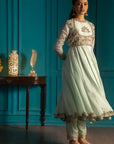 Mint Green Anarkali Suit Set