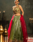 Green Lehenga